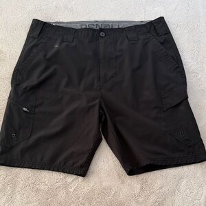 Denali Black Men's Performance Cargo Shorts